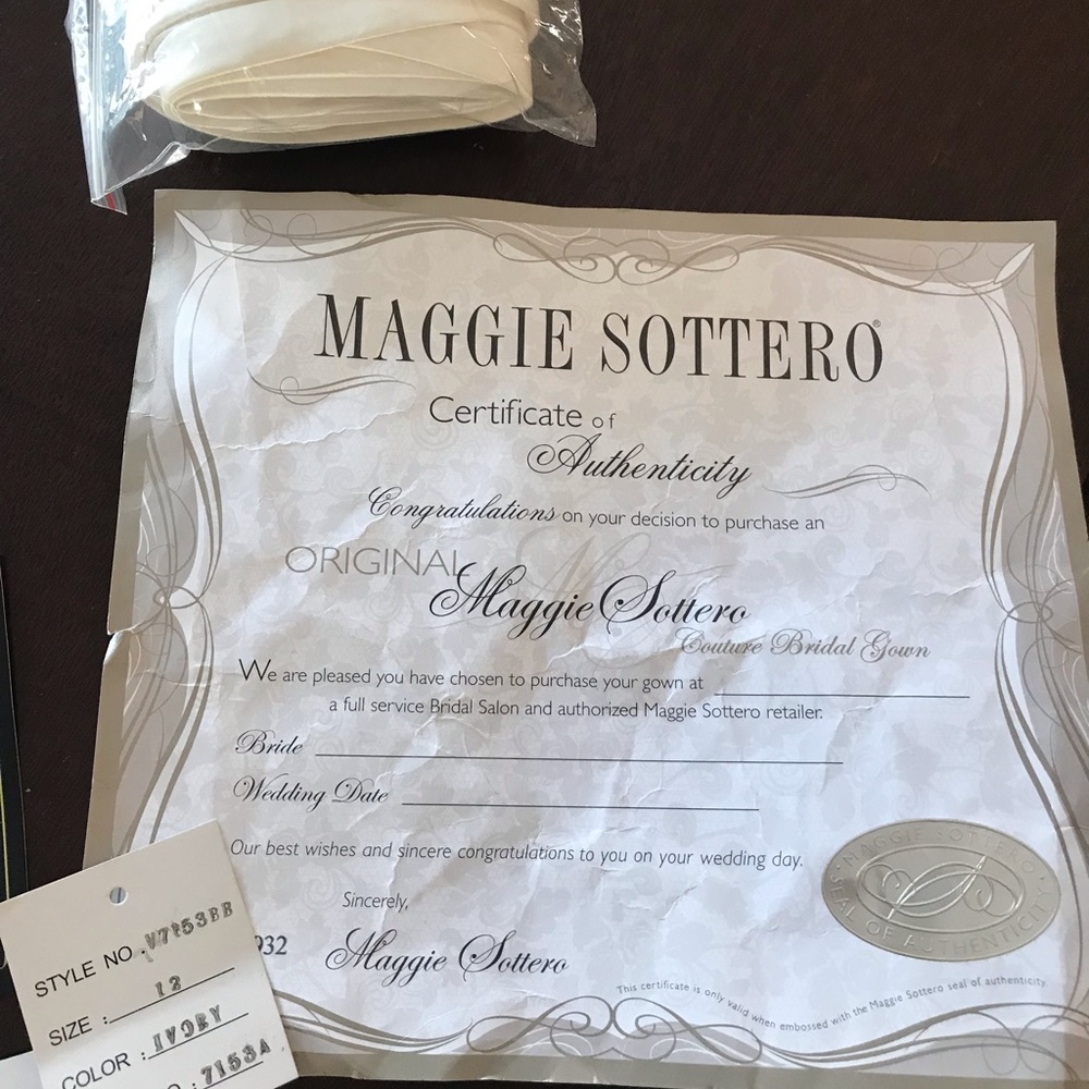 Size 12 Maggie Sorterro wedding gown!